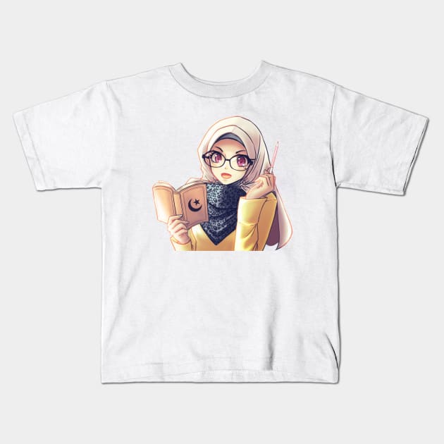 Muslim girl Kids T-Shirt by kotchiyuuki